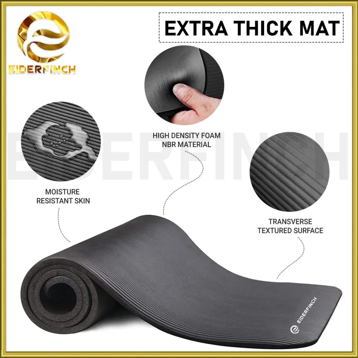 10mm Thick Mat Exercise with Carrying Strap Exercise | Lazada PH