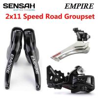 SENSAH EMPIRE 2X11 Speed 22S Road Bike Groupset Shifter Lever 2022วัสดุโลหะด้านหลัง Derailleurs ด้านหน้า Derailleurs Bike อะไหล่