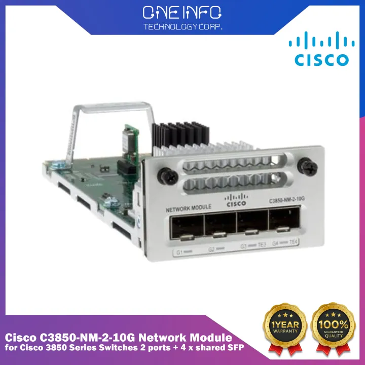 Cisco C3850-NM-2-10G Network Module For Cisco 3850 Series Switches 2 ...