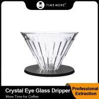 Timemore Crystal Eye Glass Dripper 02 Pc Holder Coffee Dripper Glass Coffee Filter Washable