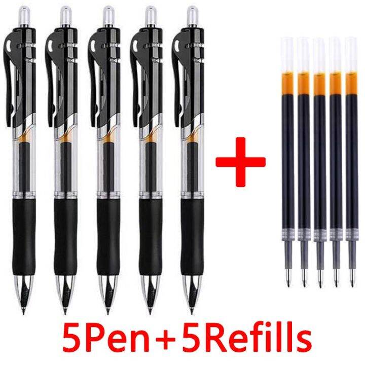 2 Pen+10 Refills Flexstick Ballpen set Retractable ball pen gel pens ...