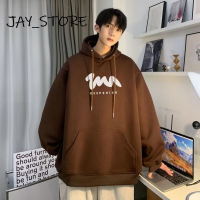 JAY_STORE เสื้อสเวตเตอร์  เสื้อกันหนาวมีฮู้ด เสื้อกันหนาว เสื้อแขนยาวชาย เสื้อกันหนาว เหมาะสม หรู เป็นตัวของตัวเอง บุนวมนุ่ม MWY2392VWO 38Z230923