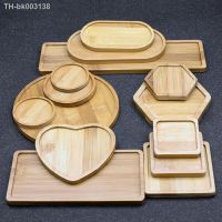 ✙ New Multi Bamboo Tray Wood Saucer Flower Pot Tray Cup Pad Coaster Plate Kitchen Decorative Plate Creative Coaster Coffee Cup Mat