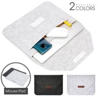 New Laptop Velcro Felt Sleeve Bag 11 12 13 15 Inch for XiaoMi MateBook Notebook For Macbook Air Retina Case with Mousepad Gift