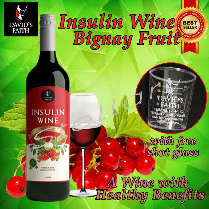 David's Faith 100 Original Insulin Wine 750ml BIGNAY Flavor, diabetic