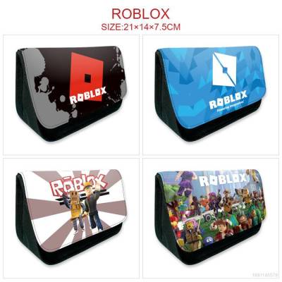 Roblox Cartoon anime zipper pencil case student pencil storage stationery box large capacity personality