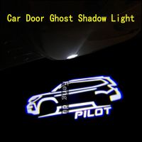 2pcs Logo For 2009-2021 HONDA PILOT LED Car Door Light Projector Ghost Shadow Light Welcome Light Courtesy Atmosphere Light