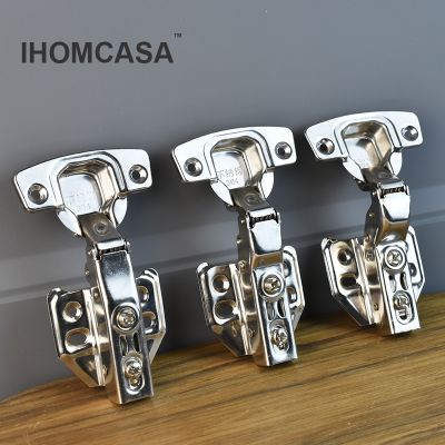 ✿✁ 1PCS Quality Stainless Steel Hinge Hydraulic Cabinet Door Hinges Damper Buffer Soft Closer Kitchen Cupboard Furniture Fittings