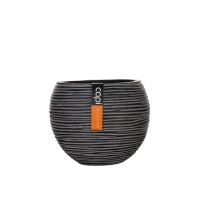 Vase Ball Rib (Size D 10 x H 9 cm) - กระถางต้นไม้ Modern แบรนด์ Capi Europe