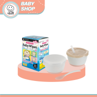 Baby wipes กระดาษเช็ดลิ้น เช็ดปาก อ่อนโยนสำหรับเด็กทารก คู่กับ ถ้วยฝึกดูดถ้วยชามป้อนอาหารแบรนด์ริเชล