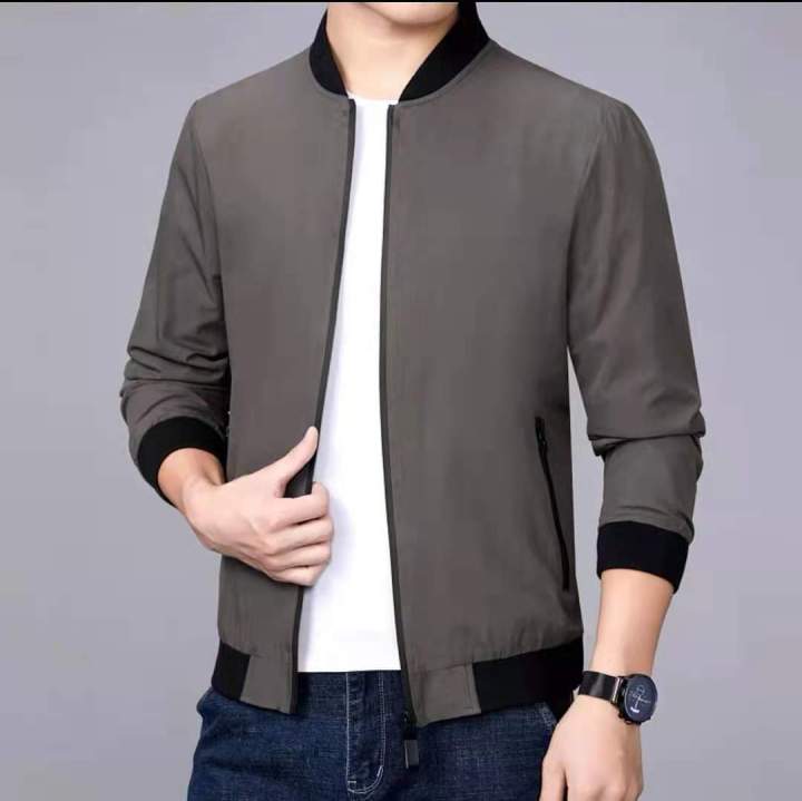 PLAIN JOCKET FULL ZIPPER FOR MEN | Lazada PH