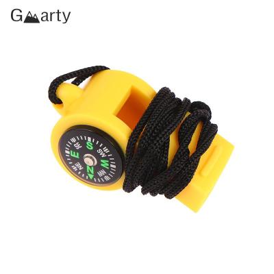 1PC Outdoor Multi-function Two In One Whistle Life-saving Whistle With Compass Emergency Survival Whistle Compass Hiking Tools Survival kits