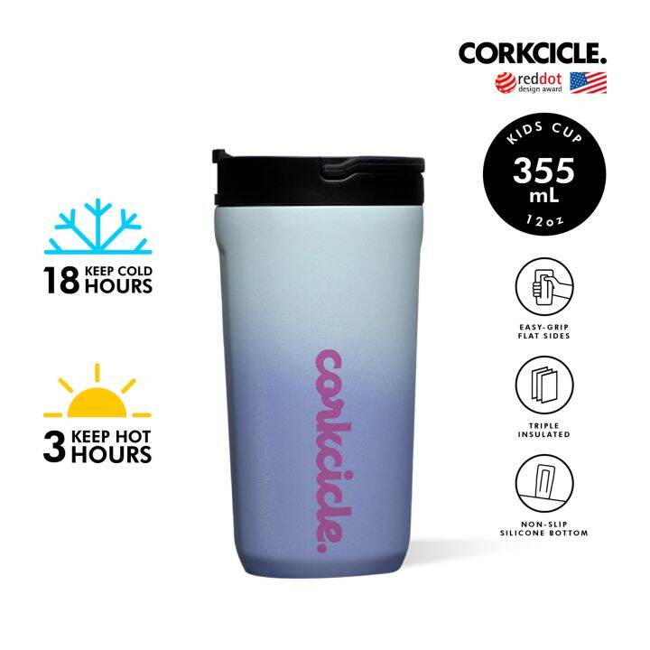 CORKCICLE แก้วสแตนเลส เก็บความเย็นได้นานถึง 9 ชม. เก็บความร้อนได้ 3 ชม.