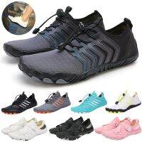 1 Pair Swimming Beach Quick Dry Barefoot Upstream Diving Snorkeling Shoes for Men Women Wading Water Shoes Gym Fitness Sneakers