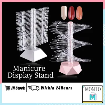 YYHH 120 Color Nail Art Salon Whirl Display Stand Holder Color Display  Sticks for Manicuries Nail Tool for False Nail Art Polish Board Tips Stick  : Amazon.in: Beauty