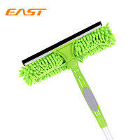 East Chenille Window Cleaner Rotatable escopic Window Cleaning Brush Glass Washing Wiper Household Cleaning Tools