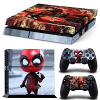 เคสหุ้มสติ๊กเกอร์ฝาครอบชุดคอสตูม Darth Vader Vader Iron Man สำหรับ PlayStation 4คอนโซล &amp; 2ชิ้นสติกเกอร์ผิวตัวควบคุมสำหรับ PS4