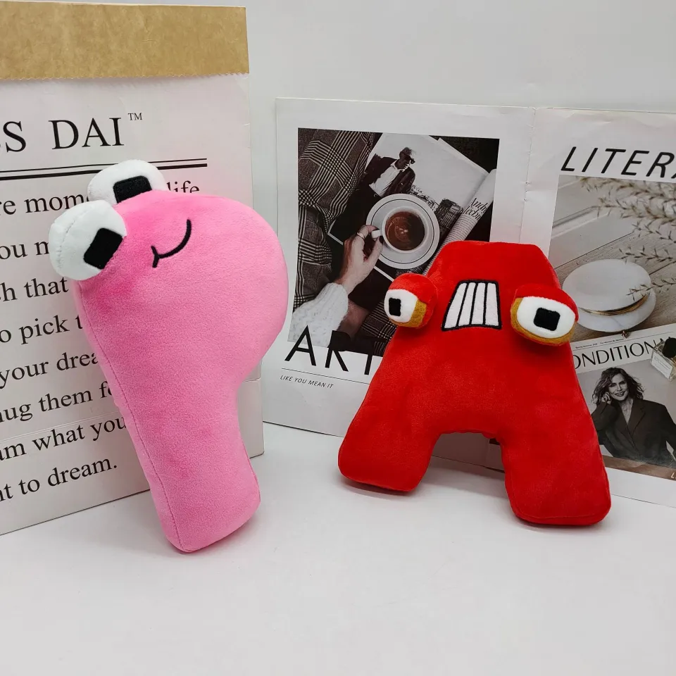 LZ】✵ Alphabet Lore Plush Toys for Children Carta Inglesa bichos