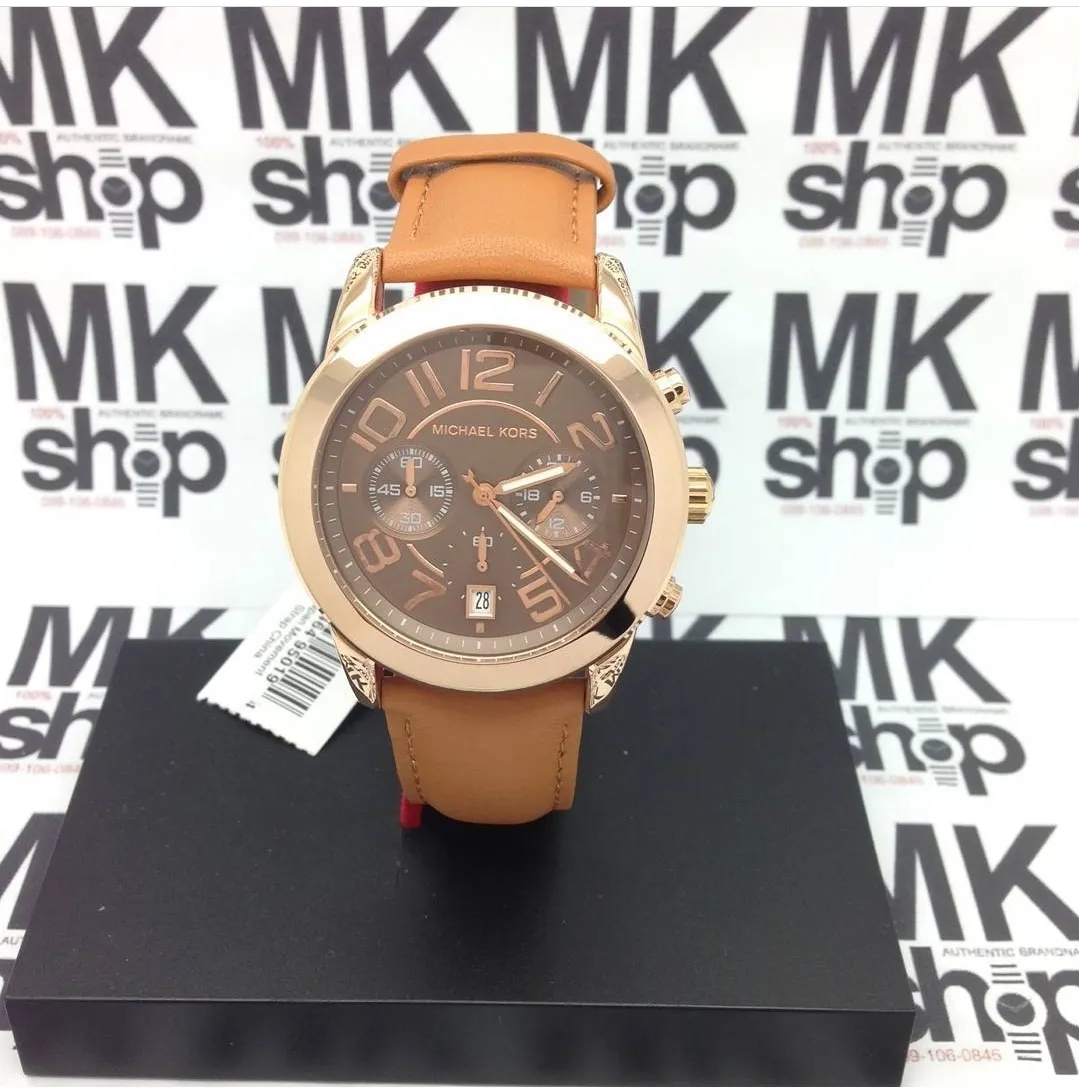 Michael Kors Mercer Chronograph Chocolate Dial Rose Gold-Tone Ladies Watch  MK2265 With 1 Year Warranty For Mechanism | Lazada PH