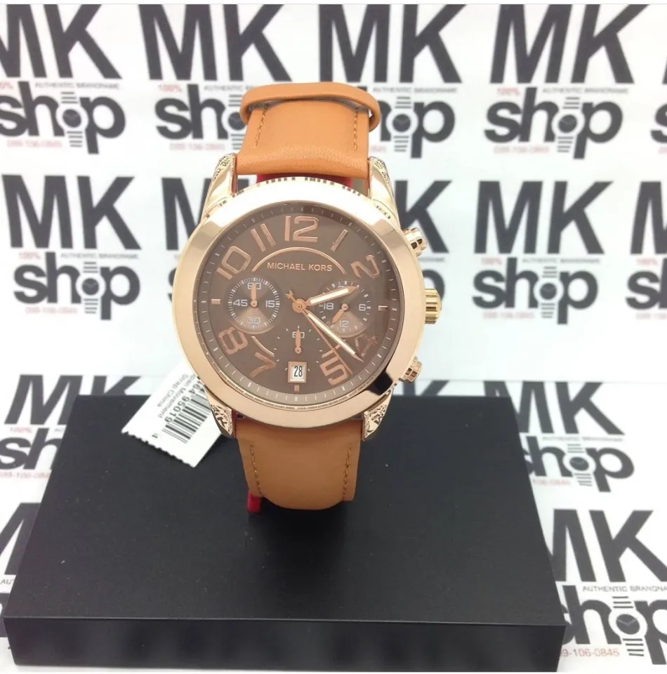 Michael kors chocolate discount watch