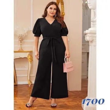 Buy Beige jumpsuit made of polyviscose suiting fabric plus size: jumpsuit,  beige color, suiting fabric, casual style, buy in VOVK online store.