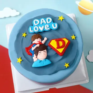 father and son in a car birthday cake design ideas decorating tutorial -  YouTube