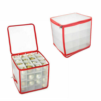 64 Tree Organiser Decoration Bauble Box Storage Christmas