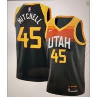 【Hot Pressed】Nba Utah Jazz No.45 Mitchell Black City Edition Basketball Jersey