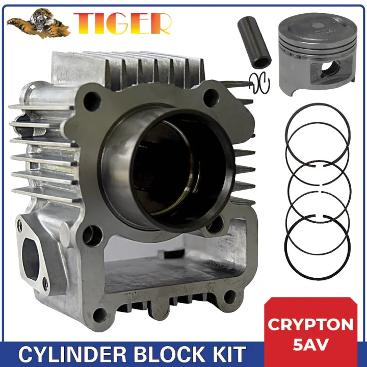 Yamaha Crypton R/S Tiger Cylinder Block Kit (w/ Piston, Piston Rings