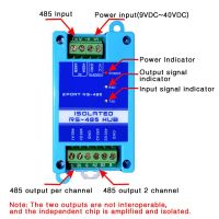 485รีพีทเตอร์แยกไฟฟ้าโฟโตอิเล็กทริกเกรดอุตสาหกรรมฮับ Rs485 2พอร์ตเครื่องขยายสัญญาณตัวป้องกันฟ้าผ่าป้องกันการรบกวน