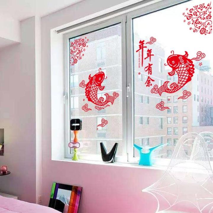 best-wishes-happy-new-year-chinese-idiom-wall-decals-removable-home-decor-window-glass-stickers