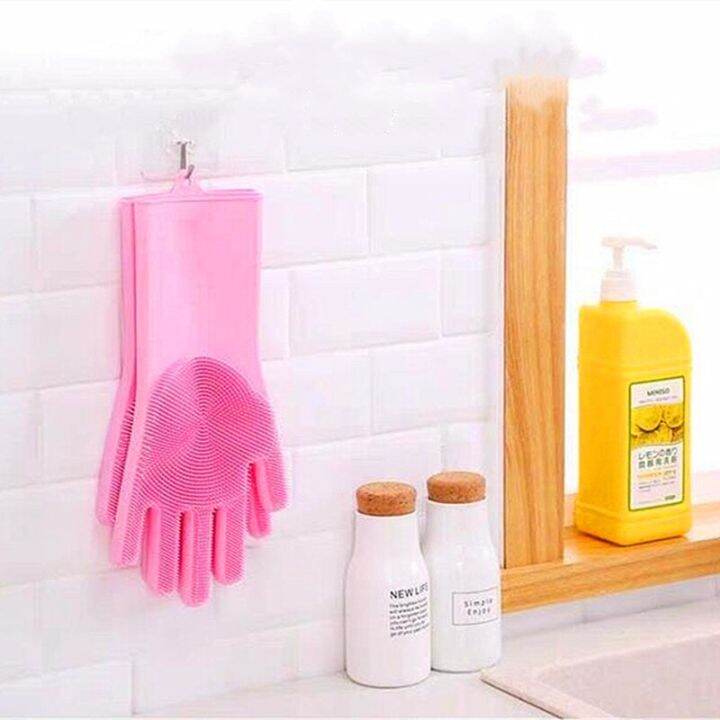 40-230c-available-dishwashing-gloves-silicone-dish-washing-gloves-household-microwave-oven-glove-car-pet-brush-cleaning-tools-safety-gloves