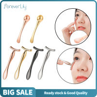 foreverlily Mini Eye Massage Stick Anti Eye Pouch Dark Circles Massager For Eyes Care Tools T-shape Face Lifting Thin Face Magic Stick Small