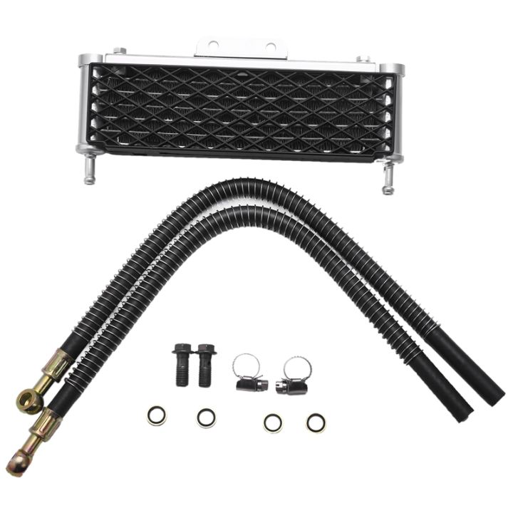 motorcycle-oil-cooler-4-rows-mesh-big-size-with-10mm-tubling-for-50cc-160cc-modify-oil-cooled-engines-pit-dirt-bike