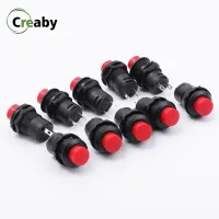 5pcs 12mm Round Self-Locking Push Button Switch ON-OFF Car Boat Dashboard Pushbutton Switches 3A 125VAC 1.5A 250VAC DS-428