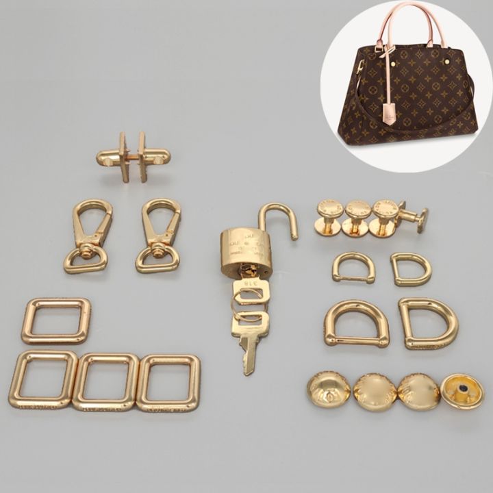 suitable for lv montaigne old flower Montaigne bb bag repair accessories  screw lock button hit nail hardware