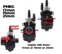 PHBG Racing Moto Carburetor Carb 17mm 19mm 21mm Carburedor For Yamaha KTM Puch Zuma Scooter 50cc 90cc BWS100