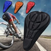 【LZ】▫๑☁  Sela da bicicleta 3d macio capa de assento confortável espuma memória acolchoado almofada do assento ciclismo sela para acessórios da bicicleta