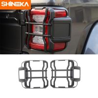 SHINEKA Lamp Hoods For Jeep Wrangler JL Car Tail Light Decorative Taillight Cover Guard Sticker For Jeep Wrangler JL 2018-2021