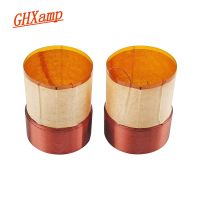 GHXAMP 25.5mm Bass Speaker Voice Coil KSV 4 Layers Round Wire Carbiton Woofer Subwoofer Coil For Woofer Loudspeaker Parts 2PCS