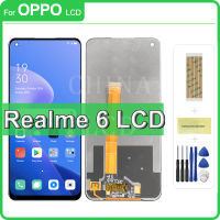 6.5 "สำหรับ Oppo Realme 6 Realme 6S จอแสดงผล LCD ดั้งเดิมหน้าจอสัมผัส Digitizer แทนการประกอบสำหรับ Oppo RMX2001 RMX2002 LCD