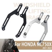 For HONDA NC750X NC 750X NC750 X 2021 2022 Accessories Motorcycle Windscreen Adjusters CNC Aluminum Windshield Bracket