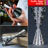 ?ส่งจากไทย?Double Jigger ถ้วยผสมเครื่องดื่ม cocktail ขนาด 30/60 มล.