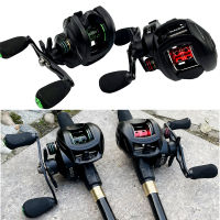 10KG Max Drag Baitcasting Reel 17+1 Ball Bearings 8.1:1 High Speed Casting Fishing Wheel