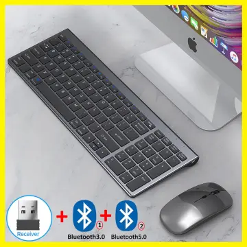 2.4g Bluetooth Wireless Keyboard And Mouse Set Multimedia For Laptop PC Ipad