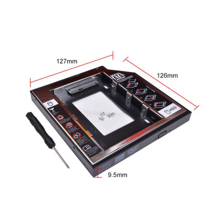 อิกวน-9-5มม-2-5นิ้ว-sata-3-0แผ่นฮาร์ดไดรฟ์วงเล็บ-optical-ฮาร์ดดิสก์เบย์กล่องเก็บ-ssd-ถาด