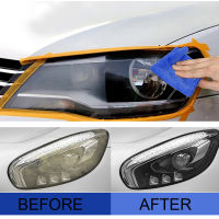 【cw】50ml Car Headlight Polishing Agent Scratch Remover Repair Fluid Headlight Renewal Polish And Maintenanc Kit HGKJ 8 【hot】