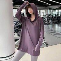 Yasuk Allsseason Sport Women Solid Casual Sun Protection Shirt Pullover Hoodie Long Sleeve Slim Tees Top Gentle Sexy Blouse Soft