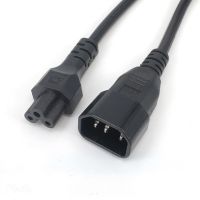 【YF】 Universal Power Adapter IEC 320 C14 to C5 Converter AC Cable 3 Pin IEC320 Connector