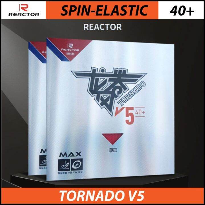 Reactor Rubber Tornado V5 Spin Elastic Rubber Table Tennis Rubber Karet ...